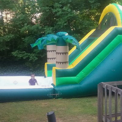 Tropical Slide Bounce House